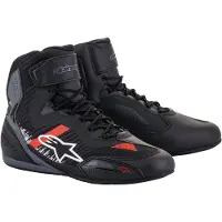 Alpinestars Faster-3 Rideknit Schwarz Grau Bright Rot Schuhe Größe US 11