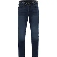 Riding Culture Tapered Slim Motorradjeans Herren Baumwolle blau, W32/L32