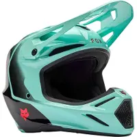 FOX V3 Drip Türkis Motocrosshelm Größe S