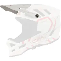 O'Neal Blade Polyacrylite Strike Weiß Rot Helmschirm