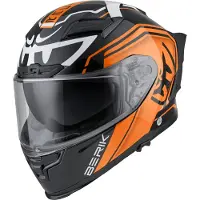 Berik FF871 Mapuro Helm, schwarz/orange, L