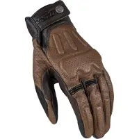Ls2 Textil Rust Perforierte Lederhandschuhe