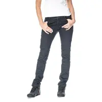 Ixon Billie Damen Motorrad Jeans Farben: Schwarz, Grösse: 28