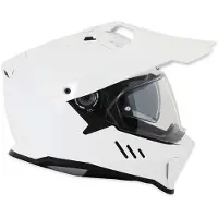 Simpson Xcursion Solid Weiß Adventure Integralhelm Größe L