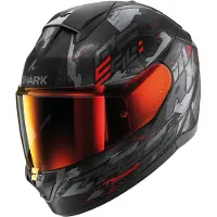 Shark Ridill 2 Molokai Helm, schwarz matt/rot, L (59/60)