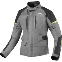 Bogotto Aveno 3in1 Wasserdichte Damen Motorrad Textiljacke Silber Größe XL
