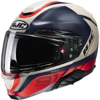 HJC RPHA 91 Rafino Schwarz Beige Mc1Sf Klapphelm Größe 2XL