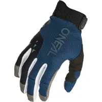 O'Neal Revolution Schwarz Blau Motocross Handschuhe Größe 2XL