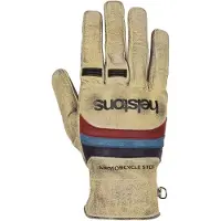 Helstons Bora Beige Blau Rot Handschuhe Größe T10