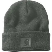 Carhartt Leatherette Watch Cap Beanie forestry green (GI5) OS