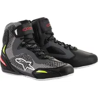 Alpinestars Faster 3 Rideknit, Schuhe - Schwarz/Grau/Neon-Gelb - 6 US 2510319-1315-6