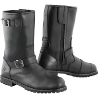 Bogotto Danko Wasserdichte Schwarz Motorrad Stiefel Größe 38