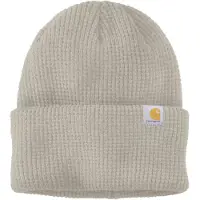 Carhartt Mütze Herren Waffle Cuffed Beanie Cobblestone