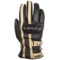 Helstons Burton Schwarz Beige Handschuhe Größe 11