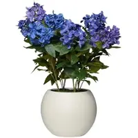 VIVANNO Kunstpflanze Hydranga Mit Dekotopf 60 cm x 60 cm x 60 cm Blau