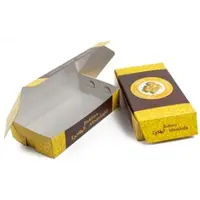 Daybays 4000 Stk. Faltschachteln mit Druck für Baklava Box 500 gr. ca. 210×120 mm