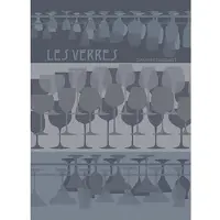 Garnier -THIEBAUT Geschirrtuch LES VERRES À PIED (Gläser) 56 x 70 cm Baumwolle