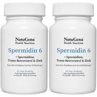 NatuGena GmbH Spermidin 6+Resveratrol+Zink vegan Kapseln 2x 2x60 St