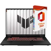 Asus TUF 18 Gaming, Ryzen 7 260, (18"), 32GB DDR5-RAM, 1000GB SSD, Nvidia GeForce RTX 5060, USB 4.0, Windows 11 Pro + MS Office 2024 Pro (Vollversion)