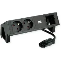 Bachmann 902.609 DESK2 2xCEE7/3 1xCM 0,2m RAL9005 902609