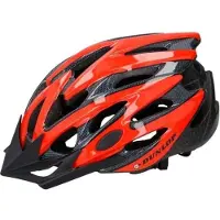Dunlop - MTB Fahrradhelm r. S (Rot/Schwarz)