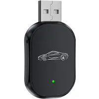 Zandona Kabelloser CarPlay für Android Auto 2IN1-Adapter +WIFI USB-Dongle Plug Box Wandelt Kabelgebundenes in Kabelloses A