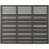 Plus Zaun Silence 176 x 110 cm umbragrau fungizidbehandelt