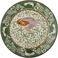 Bloomingville Hezha Teller, grün, 6-teiliges Set