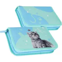 Starpak Piórnik (Etui), 1-fach, 2 Klappen, Katzenmotiv, Foto, , 35 Stück, Verpackung: 12/48