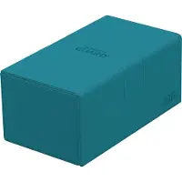 Ultimate Guard Twin Flip'n'Tray 200+ XenoSkin Monocolor Bleu Pétrole