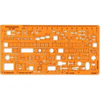 Standardgraph Hydraulik-/PneumatikSchablone 1 Stück