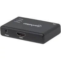 Manhattan 4K 2-Port HDMI-Splitter 4K@30Hz Netzteil schwarz