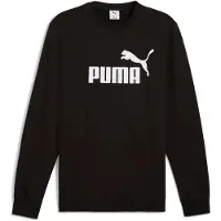 Puma Langarmshirt "ESS NO 1 LOGO CREW TR" mit Relaxed Fit, mit Rundhalsausschnitt