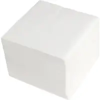 Daybays 4000 Stk. Servietten Premium 33x33 cm Reine Zellulose 2-lagig 1/4 Falz Weiß