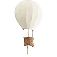 LINDBY Wandlampe Aeris , creme / amber, für Kinderzimmer, Textil / Stoff / Seide, Wandleuchte, Wandlampe Innen