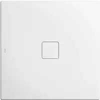 Kaldewei CONOFLAT Duschfläche, quadratisch, 1000x1000 mm, warm grey 30, Secure Plus, bodengleich, 23 mm tief, 32 mm Randhöhe
