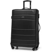 WITTCHEN Large suitcase and cosmetic case made of textured in Black | Gr.: onesize