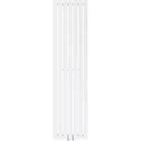 LuxeBath Flachheizkörper Einlagig, 370x1400 mm, Weiß, mit Mittelanschluss, ohne Heizstab
