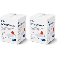 Hartmann Es-Kompressen unsteril 10x10 cm 8fach 2x 2x100 St Kompressen