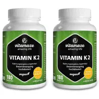 Vitamaze Vitamin K2 200 µg hochdosiert vegan Tabletten 2x 2x180 St