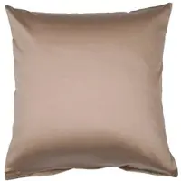 Traumschloss Mako-Satin Kissenbezug in taupe | Gr.: 80x80 cm