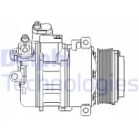 Delphi CS20370 7SEU17 Klimaanlage Klimakompressor PAG 46 für BMW 5 Touring (F11) 5 Limousine (F10) X5 (E70) 7 (F01, F02, F03, F04) 5 GT (F07)