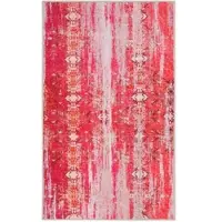 Wecon Home Badteppich Sydney in rot/orange | Gr.: 70 x 120 cm