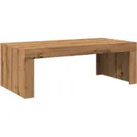 vidaXL Couchtisch Artisan-Eiche 102x50x35 cm Holzwerkstoff