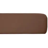 BETTWARENSHOP Jersey-Elasthan Boxspring Spannbettlaken Multi-Stretch für hohe Matratzen 90x190 - 100x220 cm | braun - braun