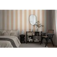 A.S. Création Vliestapete "Pure Elegance Streifen Tapete Mustertapete Landhaus Landhaus" matt strukturiert Vliestapete gestreift für Schlafzimmer Küche Wohnzimmer Streifen Flur