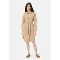 Camel active Langarmkleid mit Taillengürtel in Karamell | Gr.: XS