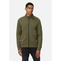 Camel active Sweatjacke aus Baumwollmix in Waldgrün | Gr.: M