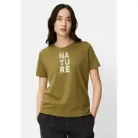 Camel active T-Shirt aus reiner Baumwolle in Dunkelgrün | Gr.: M