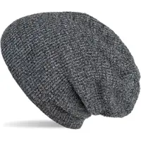 StyleBREAKER Strick Beanie Mütze in Schwarz-Weiß | Gr.: onesize